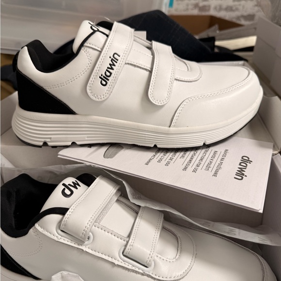 diawin Shoes - White womens /mens. Extra wide Shoes